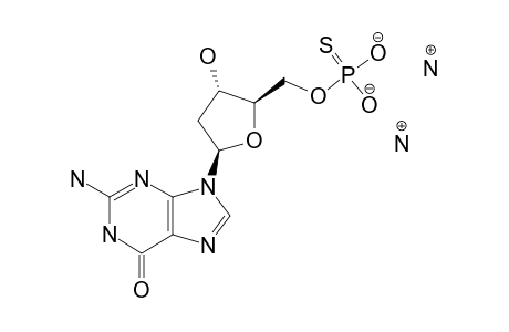2'-DEOXYGUANOSIN-5'-YL_PHOSPHOROTHIOATE_AMMONIUM_SALT