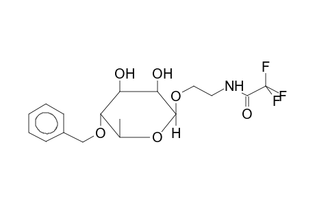 2-TRIFLUOROACETAMIDOETHYL 4-O-BENZYL-BETA-L-RHAMNOPYRANOSIDE