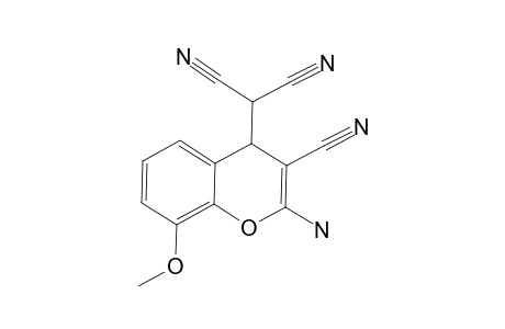 2-[2-AMINO-3-CYANO-8-METHOXY-4H-[1]-BENZOPYRAN-4-YL)-PROPANE-1,3-DINITRILE