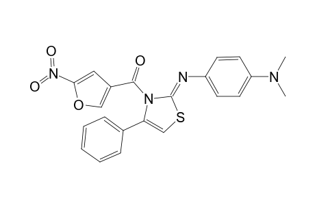 2-[4'-(Dimethylamino)phenylimino]-3-(5"-nitro-3"-furoyl)-4-phenyl-4-thiazoline
