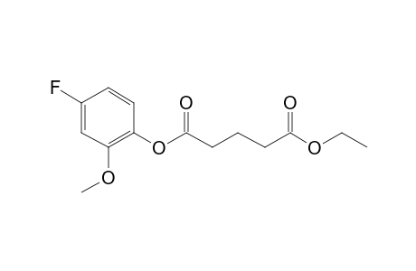 Glutaric acid, ethyl 4-fluoro-2-methoxyphenyl ester