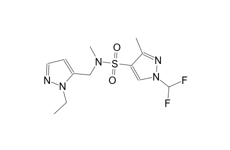 1H-pyrazole-4-sulfonamide, 1-(difluoromethyl)-N-[(1-ethyl-1H-pyrazol-5-yl)methyl]-N,3-dimethyl-