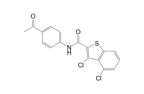 N-(4-acetylphenyl)-3,4-dichloro-1-benzothiophene-2-carboxamide