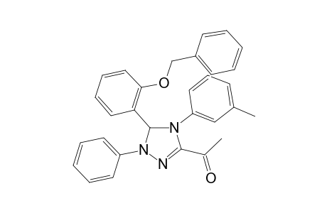 1-[3-(2-benzoxyphenyl)-4-(m-tolyl)-2-phenyl-3H-1,2,4-triazol-5-yl]ethanone