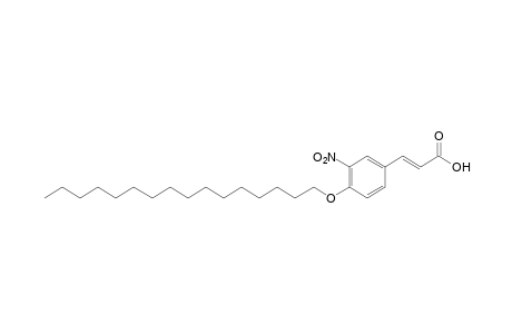 trans-4-(hexadecyloxy-3-nitrocinnamic acid