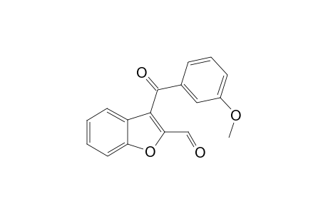 3-(3-Methoxybenzoyl)benzofuran-2-carbaldehyde
