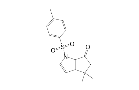 4,5-DIHYDRO-4,4-DIMETHYL-1-(4'-METHYLPHENYLSULFONYL)-CYCLOPENTA-[B]-PYRROL-6(1H)-ONE