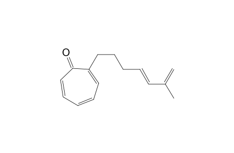 2-[(4E)-6-methylhepta-4,6-dienyl]-1-cyclohepta-2,4,6-trienone