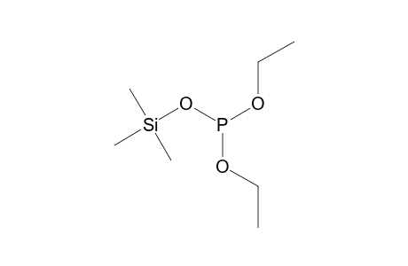 Phosphorous acid diethyl trimethylsilylester