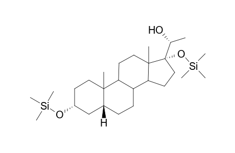 5.beta.-Pregnan-3.alpha.,17.alpha.,20.alpha.-triol, 3,17-bis(trimethylsilyl) ether