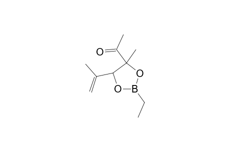 1-(2-Ethyl-5-isopropenyl-4-methyl-1,3,2-dioxaborolan-4-yl)ethanone