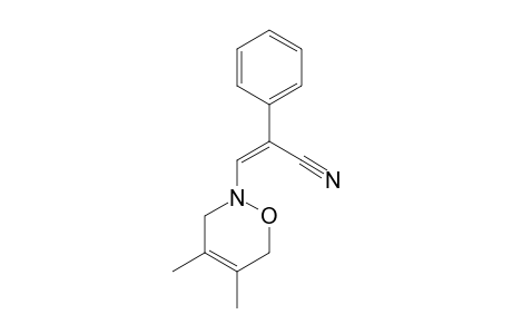 2-(2-Cyano-2-phenylethenyl)-3,6-dihydro-4,5-dimethyl-2H-oxazine