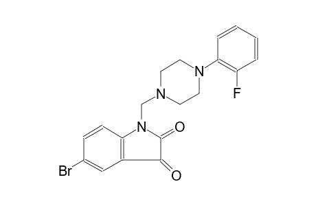 5-bromo-1-{[4-(2-fluorophenyl)-1-piperazinyl]methyl}-1H-indole-2,3-dione