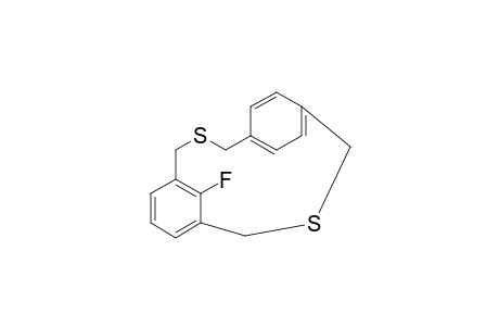 9-FLUORO-2,11-DITHIO-[3.3]-METAPARACYClOPHANE