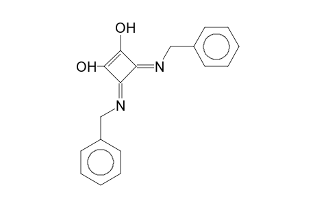 CYCLOBUTEN-1,2-DIOL, 3,4-BIS(BENZYLIMINO)-
