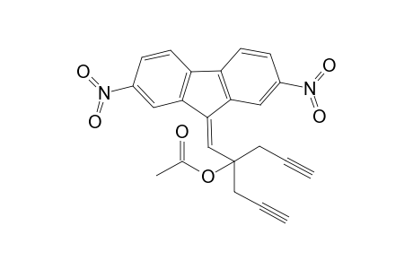 4-[(2,7-dinitrofluoren-9-ylidene)methyl]hepta-1,6-diyn-4-yl acetate