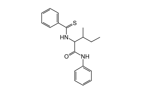 3-METHYL-2-(THIOBENZAMIDO)VALERANILIDE