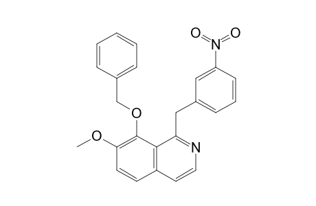 7-Methoxy-1-[(3-nitrophenyl)methyl]-8-phenylmethoxy-isoquinoline