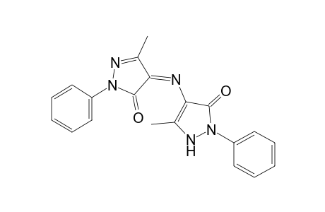 (Z)-5-methyl-4-((3-methyl-5-oxo-1-phenyl-1H-pyrazol-4(5H)-ylidene)amino)-2-phenyl-1H-pyrazol-3(2H)-one