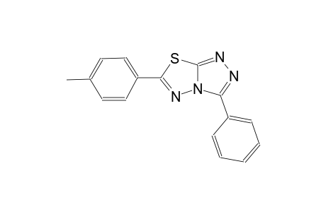 6-(4-methylphenyl)-3-phenyl[1,2,4]triazolo[3,4-b][1,3,4]thiadiazole