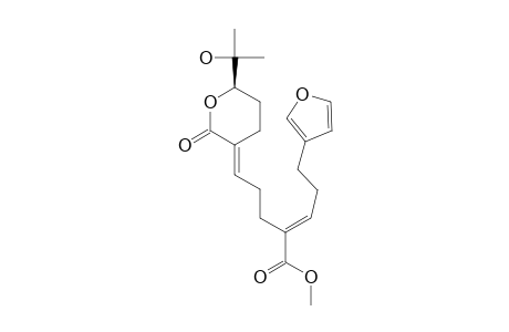 (E)-METHYL-5-(FURAN-3-YL)-2-((E)-3-((R)-6-(2-HYDROXYPROPAN-2-YL)-2-OXO-2-H-PYRAN-3-(4-H,5-H,6-H)-YLIDENE)-PROPYL)-PENT-2-ENOATE