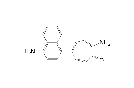 2-Amino-5-(4-amino-1-naphthyl)tropone