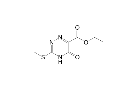 Ethyl 3-(methylsulfanyl)-5-oxo-4,5-dihydro-1,2,4-triazine-6-carboxylate