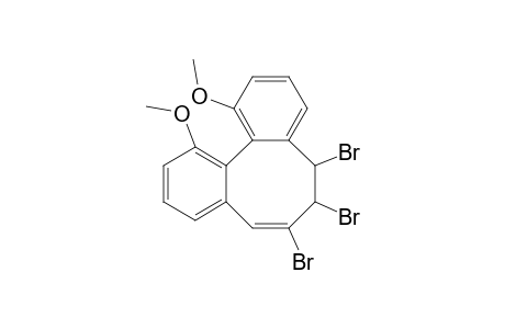1,12-Dimethoxy-5,6,7-tribromo-5,6-dihydrodibenzo[a,c]cyclooctene