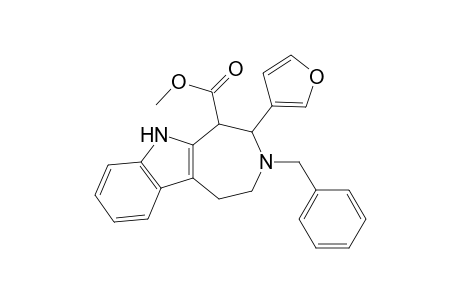 3-Benzyl-4-(3-furyl)-2,4,5,6-tetrahydro-1H-azepin[4,5-b]indole-5-carboxylic acid methyl ester