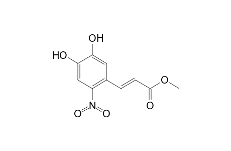 (E)-3-(4,5-dihydroxy-2-nitro-phenyl)acrylic acid methyl ester