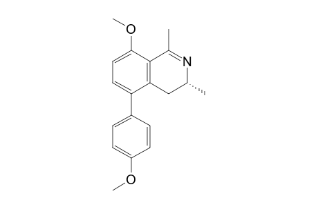 (R)-8-Methoxy-5-(4'-methoxyphenyl)-1,3-dimethyl-3,4-dihydroisoquinoline