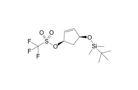 (R)-4-(((1,1-dimethylethyl)dimethylsilyl)oxy)-1-cyclopenten-1-yl trifluoromethanesulfonate
