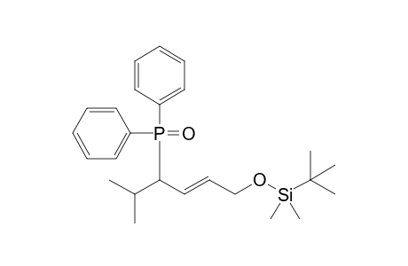 4-Diphenylphosphinoyl-5-methylhex-2-enyl tert-butyl(dimethyl)silyl ether