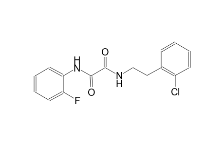 ethanediamide, N~1~-[2-(2-chlorophenyl)ethyl]-N~2~-(2-fluorophenyl)-