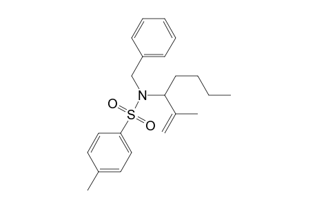 Benzenesulfonamide, 4-methyl-N-[1-(1-methylethenyl)pentyl]-N-(phenylmethyl)-, (.+-.)-