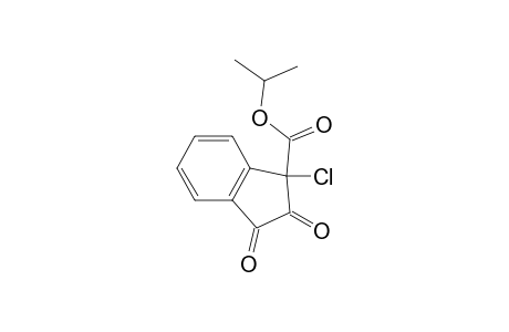1H-Indene-1-carboxylid acid, 1-chloro-2,3-dihydro-2,3-dioxo, 1-methylethyl ester