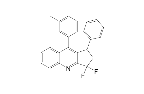 3,3-Difluoro-1-phenyl-9-(m-tolyl)-2,3-dihydro-1H-cyclopenta[b]quinolone