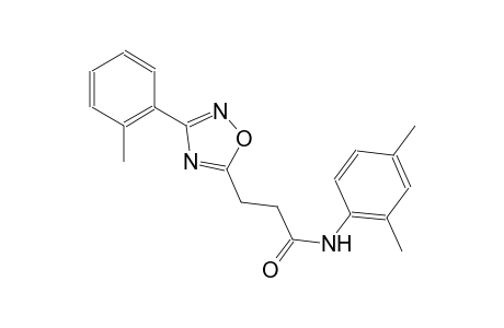 N-(2,4-dimethylphenyl)-3-[3-(2-methylphenyl)-1,2,4-oxadiazol-5-yl]propanamide