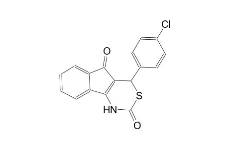 4-(4-chlorophenyl)-1,4-dihydroindeno[1,2-d][1,3]thiazine-2,5-dione