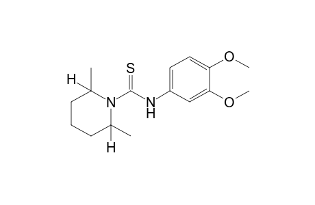 3',4'-dimethoxy-2,6-dimethylthio-1-piperidinecarboxanilide