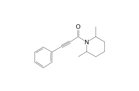 Piperidine, 2,6-dimethyl-1-phenpropioloyl-