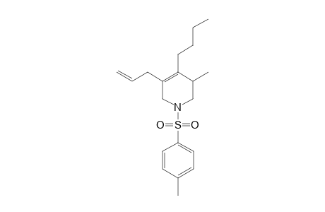 5-Allyl-4-butyl-3-methyl-1-(p-toluenesulfonyl)-1,2,3,6-ttrahydropyridine