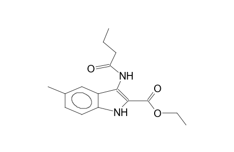 2-ethoxycarbonyl-3-butanamido-5-methylindole