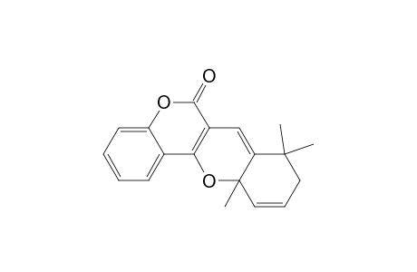 6H,8H-[1]Benzopyrano[4,3-b][1]benzopyran-6-one, 9,11a-dihydro-8,8,11a-trimethyl-