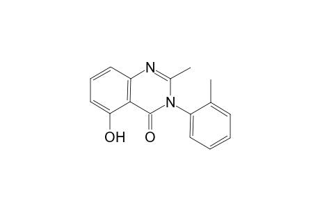 4(3H)-quinazolinone, 5-hydroxy-2-methyl-3-(2-methylphenyl)-