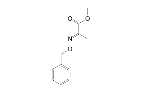 (E)-METHYL-2-(O-BENZYLOXYIMINE)-PROPANOATE