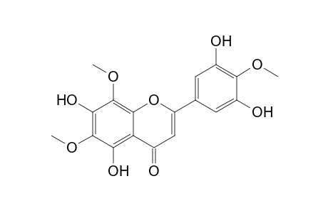 2-(3,5-dihydroxy-4-methoxy-phenyl)-5,7-dihydroxy-6,8-dimethoxy-chromen-4-one