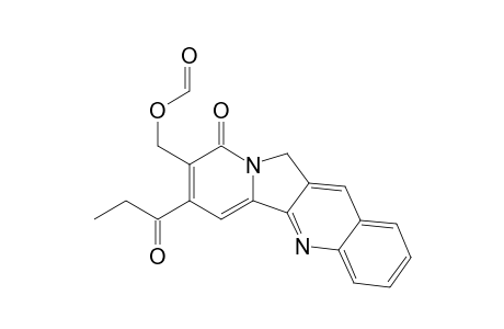 (9-oxidanylidene-7-propanoyl-11H-indolizino[1,2-b]quinolin-8-yl)methyl methanoate