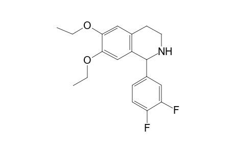 1-(3,4-Difluorophenyl)-6,7-diethoxy-1,2,3,4-tetrahydroisoquinoline
