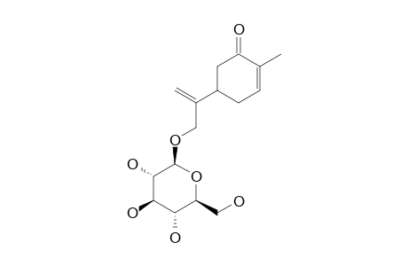 6-OXO-8-DEHYDROXY-UROTERPENOL-9-BETA-D-GLUCOPYRANOSIDE-8(10)-ENE
